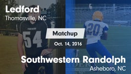 Matchup: Ledford  vs. Southwestern Randolph  2016