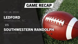 Recap: Ledford  vs. Southwestern Randolph  2016