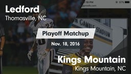 Matchup: Ledford  vs. Kings Mountain  2016
