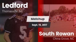 Matchup: Ledford  vs. South Rowan  2017