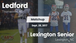 Matchup: Ledford  vs. Lexington Senior  2017