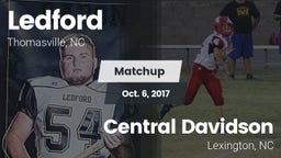 Matchup: Ledford  vs. Central Davidson  2017