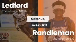 Matchup: Ledford  vs. Randleman  2018