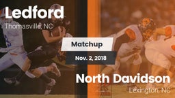 Matchup: Ledford  vs. North Davidson  2018