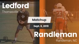 Matchup: Ledford  vs. Randleman  2019