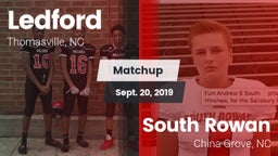 Matchup: Ledford  vs. South Rowan  2019