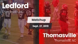 Matchup: Ledford  vs. Thomasville  2019