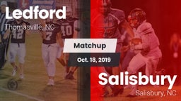 Matchup: Ledford  vs. Salisbury  2019