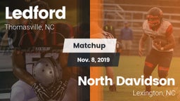 Matchup: Ledford  vs. North Davidson  2019