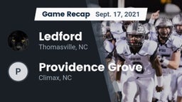 Recap: Ledford  vs. Providence Grove  2021