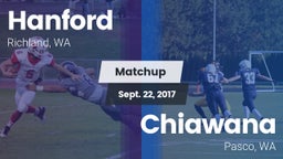 Matchup: Hanford  vs. Chiawana  2017