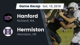 Recap: Hanford  vs. Hermiston  2018