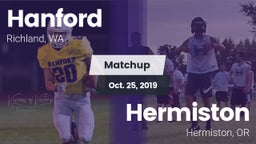 Matchup: Hanford  vs. Hermiston  2019