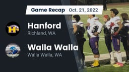 Recap: Hanford  vs. Walla Walla  2022