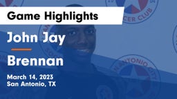 John Jay  vs Brennan  Game Highlights - March 14, 2023