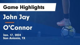 John Jay  vs O'Connor  Game Highlights - Jan. 17, 2024