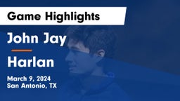 John Jay  vs Harlan  Game Highlights - March 9, 2024