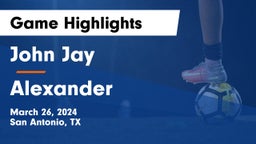 John Jay  vs Alexander  Game Highlights - March 26, 2024