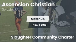 Matchup: Ascension Christian vs. Slaughter Community Charter 2018