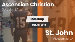 Matchup: Ascension Christian vs. St. John  2019