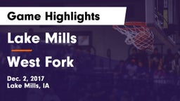 Lake Mills  vs West Fork  Game Highlights - Dec. 2, 2017