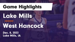 Lake Mills  vs West Hancock  Game Highlights - Dec. 8, 2022