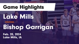 Lake Mills  vs Bishop Garrigan  Game Highlights - Feb. 20, 2024