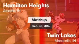 Matchup: Hamilton Heights vs. Twin Lakes  2016
