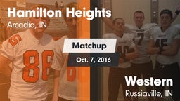 Matchup: Hamilton Heights vs. Western  2016