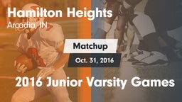 Matchup: Hamilton Heights vs. 2016 Junior Varsity Games 2016