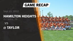 Recap: Hamilton Heights  vs. @ Taylor  2012