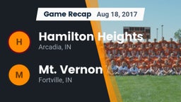 Recap: Hamilton Heights  vs. Mt. Vernon  2017