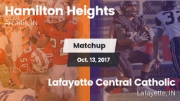 Matchup: Hamilton Heights vs. Lafayette Central Catholic  2017