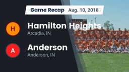 Recap: Hamilton Heights  vs. Anderson  2018