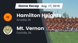 Recap: Hamilton Heights  vs. Mt. Vernon  2018