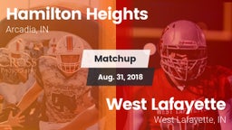 Matchup: Hamilton Heights vs. West Lafayette  2018