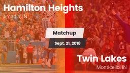 Matchup: Hamilton Heights vs. Twin Lakes  2018