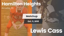 Matchup: Hamilton Heights vs. Lewis Cass 2018