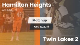 Matchup: Hamilton Heights vs. Twin Lakes  2 2018