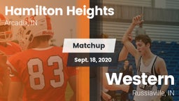 Matchup: Hamilton Heights vs. Western  2020