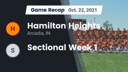 Recap: Hamilton Heights  vs. Sectional Week 1 2021