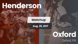 Matchup: Henderson High vs. Oxford  2017