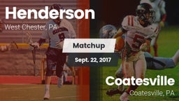 Matchup: Henderson High vs. Coatesville  2017