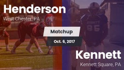Matchup: Henderson High vs. Kennett  2017