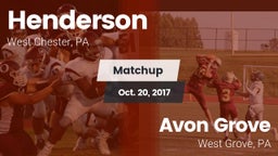 Matchup: Henderson High vs. Avon Grove  2017