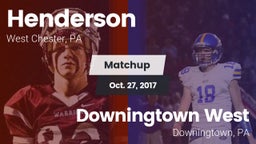 Matchup: Henderson High vs. Downingtown West  2017
