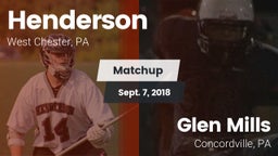 Matchup: Henderson High vs. Glen Mills  2018