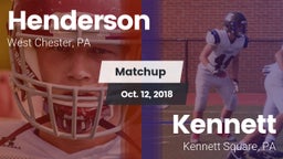 Matchup: Henderson High vs. Kennett  2018