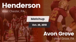 Matchup: Henderson High vs. Avon Grove  2018