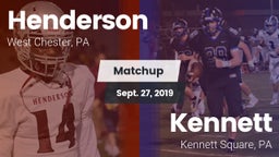 Matchup: Henderson High vs. Kennett  2019